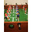 Table de soccer autoportante 48 po avec tiges en acier et porte-gobelets, table de jeu d'intérieur grain de bois