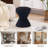  Konsta Tufted Accent Stool Vanity Ottoman-743580025
