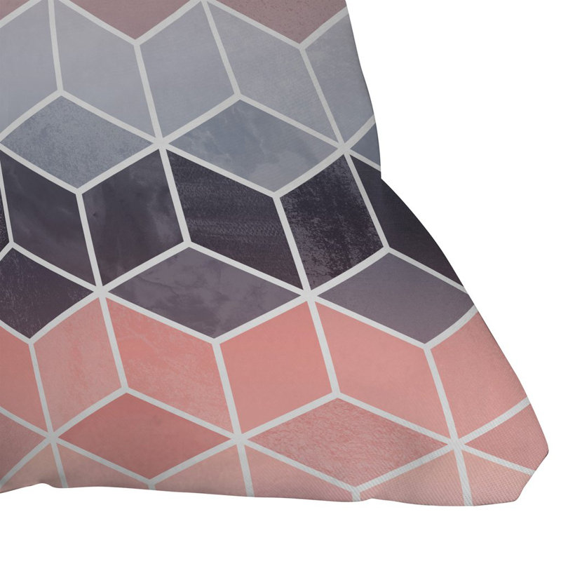 Elisabeth Fredriksson Happy Cubes Indoor/Outdoor Throw Pillow, 16" x 16"