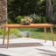Table de salle à manger d'extérieur avec structure en bois d'acacia