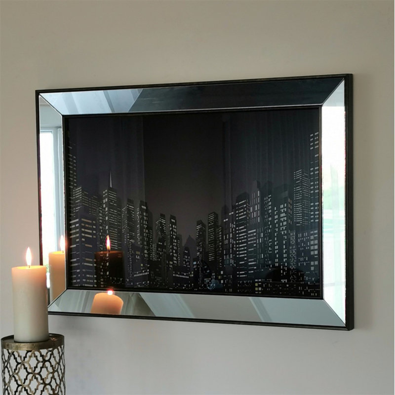 Modern Buildings & Architecture Wall Decor on Glass