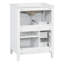 Meuble-lavabo 24 po avec lavabo, 3 tiroirs et armoire avec tablettes réglables 24 po-865505072