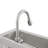 Freestanding Kitchen Sink Stainless Steel Utility Sink Laundry&Utility Room Sink Rectangular Single Bowl Sink With Pull-Out Faucet-115822433