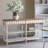 Three-Tiered Wooden Console Table