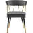 Aarhus Upholstered Gold Metal Side Chair -1180753874