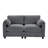 60.6'' Modular Loveseat Sofa-1122458205