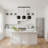 Triple Black Dome Kitchen Island Pendant Light