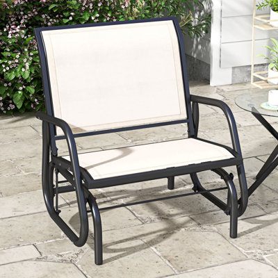 Fauteuil oscillant Outsunny (excluant la table)
