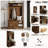 Hall Tree with Storage Cabinet-1916222680
