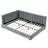 Mid-Century Style Full Bed, Gray Velvet Upholstered With And For Bedroom/Living Room Daybed Frame, Stable Construction Comfortable /-1533898104