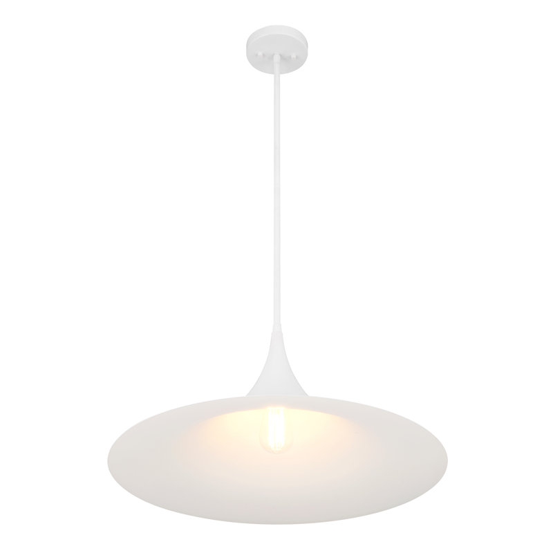 Bowdin 1-Light Hubbs in Bisque White, Bisque White