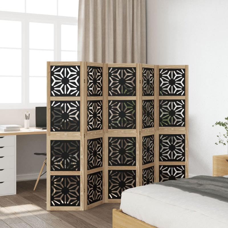 Solid Wood Room Divider, 160cm H x 180cm W