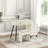Abraam Make Up Vanity Set Dressing Tabl with Upholstered Stool and Round LED Variable Light Mirror
