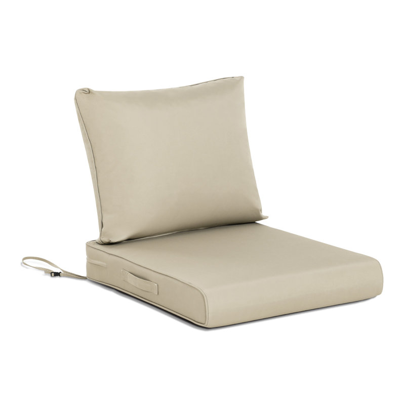 Coussin de dossier / siège d'extérieur, Kaki, L 24 po x P 24 po, 1
