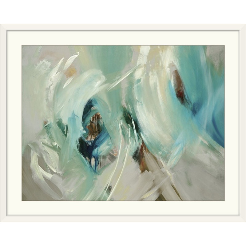 Alea " Bella " by Sarah Stockstill, Black Frame, 20" H x 24" W x 1" D