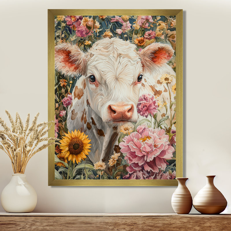 Donzaleigh - animaux, art mural, salon, H 32 po x l 16 po, Reproduction encadrée d'une seule photo, Doré