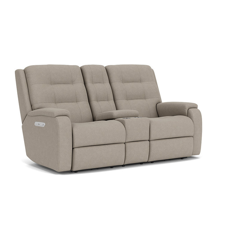 Asher 60" Upholstered Power Reclining Loveseat