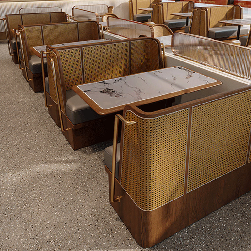 Banc rembourré en similicuir
