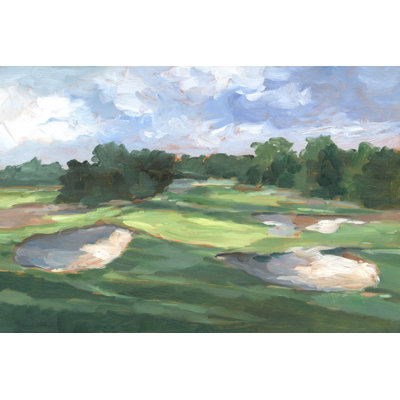 Golf Course Study III by Ethan Harper - Wrapped Canvas Painting