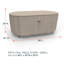 Housse pour table d'extérieur ovale Tanner-452861205