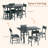 Foldable 5-Piece Dining Table Set Extendable Wood Top-918190849