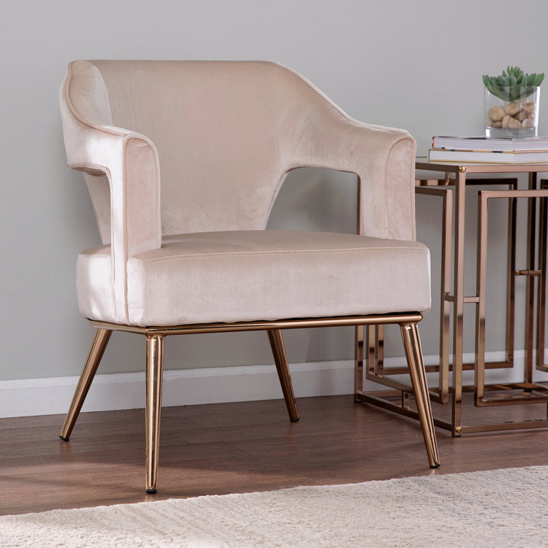 Chaise d'appoint rembourrée