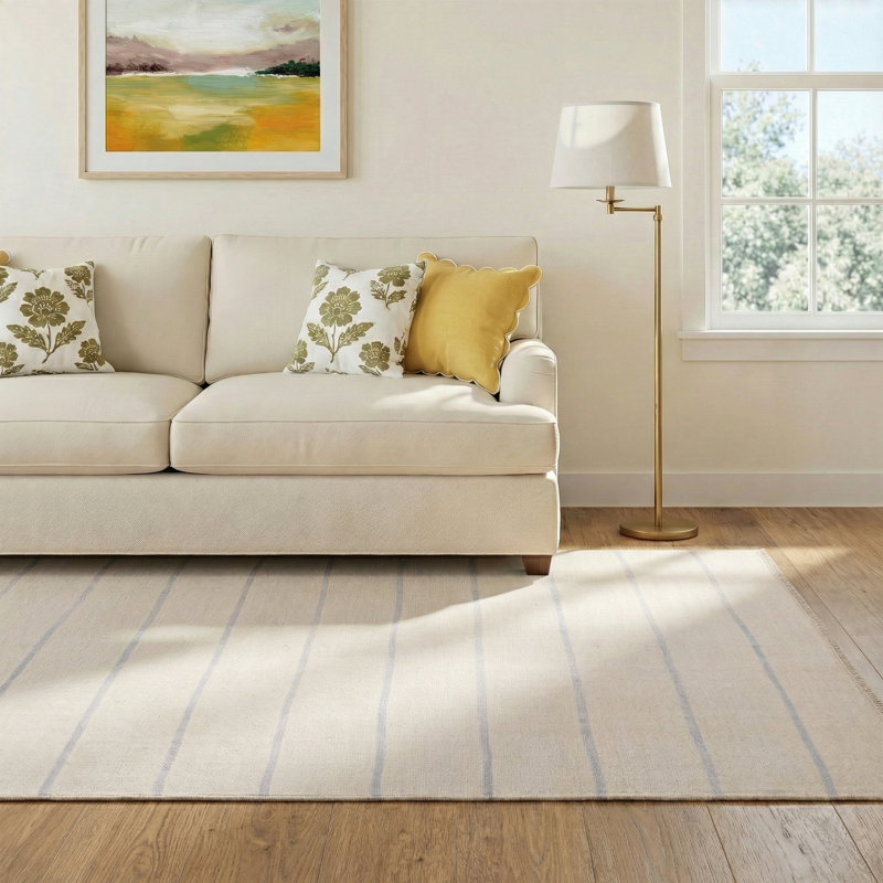 Vibe by  Ryn Powerloomed Stripped Area Rug, Rectangle 5' x 8'