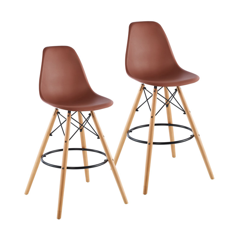 Tabouret de bar 27,6 po Azanae, Brun