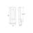 Chill Aluminum LED Flush Mounted Sconce