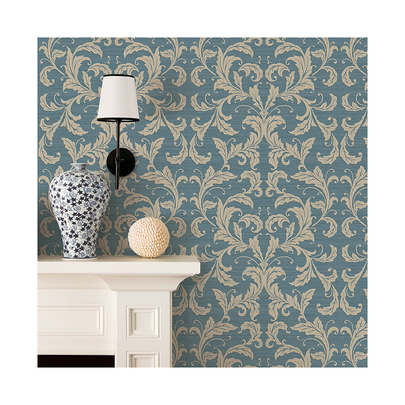 10m x 53cm Wallpaper Roll, Blue