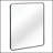 30X36 Inch Rectangular Bathroom Wall Mirror With HD Glass And Anti-Rust Frame For Clear Reflections And Elegant Design