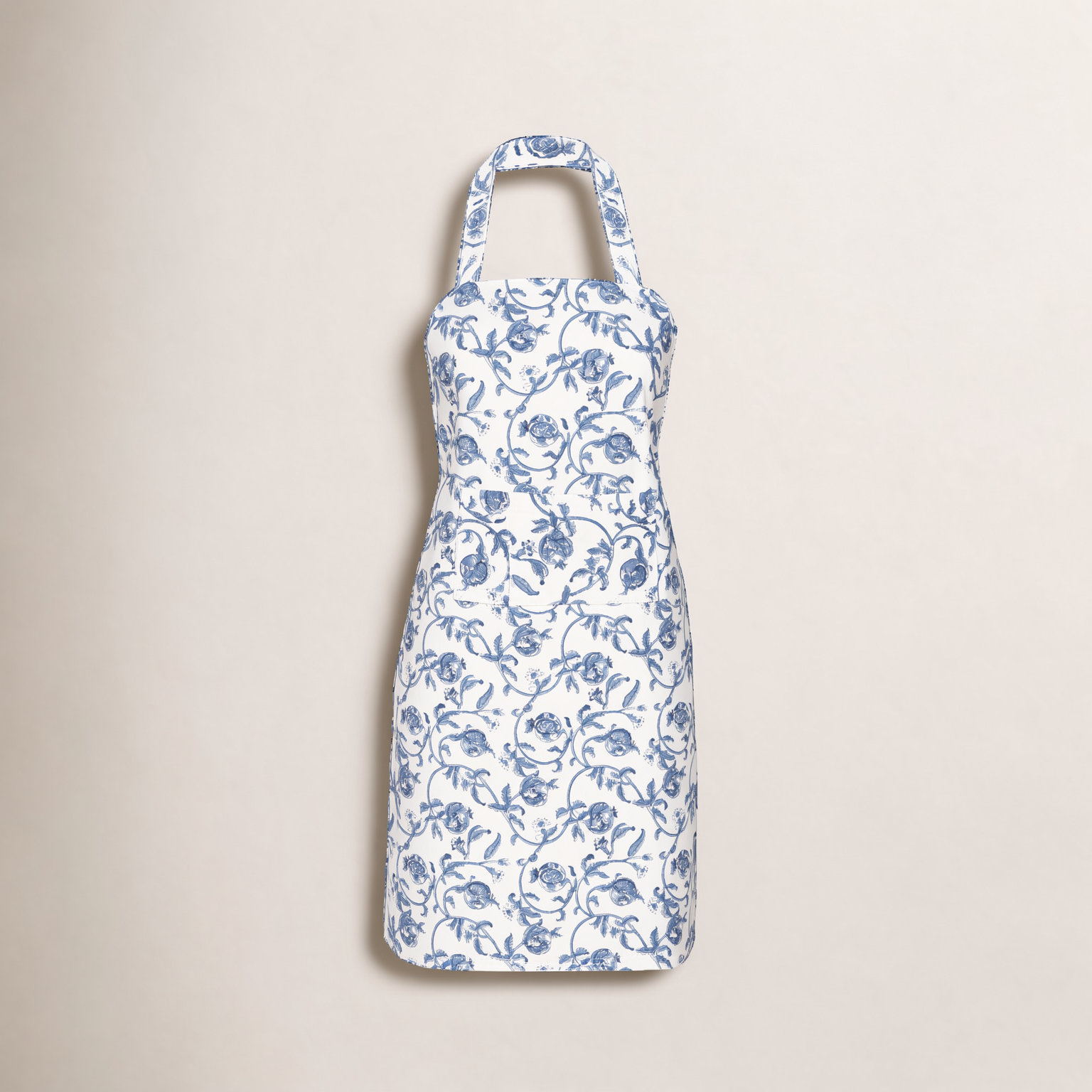 Brona Kitchen Apron, Blue