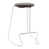 Blanc / polyester brun foncé est en rupture de stock