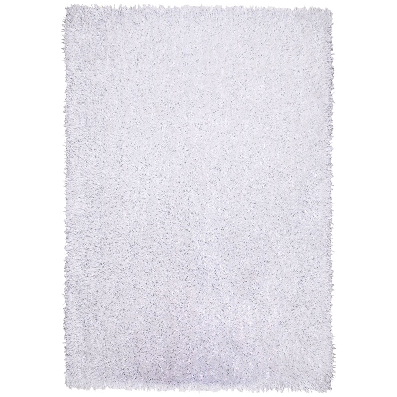 Pinkard Solid Colour Hand Woven Area Rug, Rectangular 190 x 290cm
