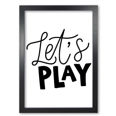 Let's Play - Print