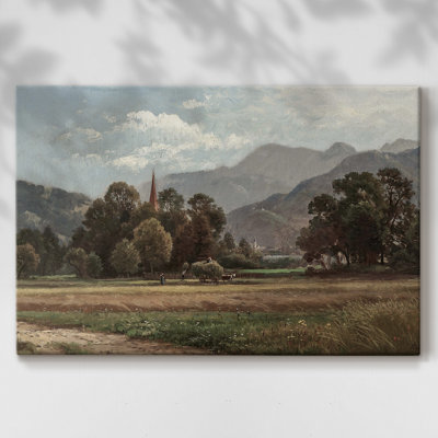 Paysages rétro-DCCCLVII -Galerie enveloppée Cavas