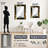 Kemone Gilded Opulence In Black & Gold - marble  Decorative Mirror, Abstract Wall Mirror, Printed Metal Art-943438425