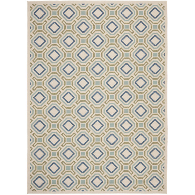 Tapis d'intérieur / extérieur Liutulf Performance, Rectangle 6 pi 7 po x 9 pi 6 po