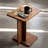 Scandinavian Pure Solid Wood Rectangular Sofa Side Table