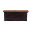 Tablette murale en bois avec crochets Coen