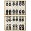 Animaux, chien et chat, mignonnes pattes d'animaux, décor de chambre de bébé rétro - 2 pièces-100136574-100136575