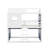 Full Size Bunk Wood House Bed With Tent-660537952-660537953