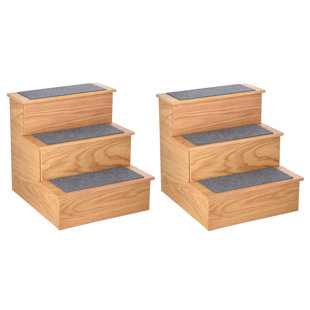 Escalier pour chien 3 pièces Deluxe Deluxe (Ensemble de 2)