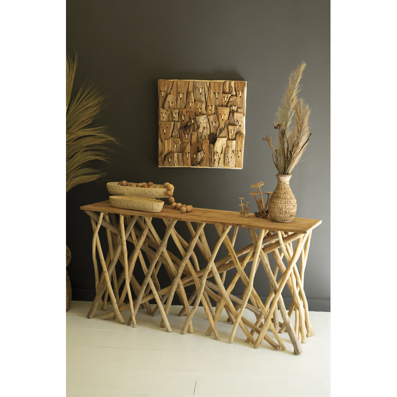 63'' Solid Wood Console Table