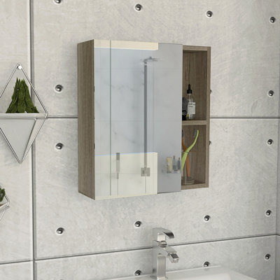 Armoire à pharmacie murale avec tablettes Myzafer