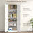 Freestanding Kitchen Pantry with Adjustable Shelves