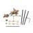 Flying Pig 26'' H Metal Animals Weathervane-1090654894-1086424001