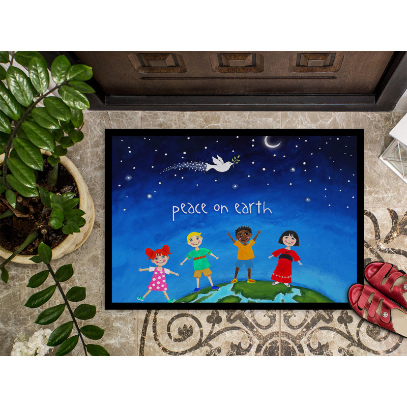 Tolono Non-Slip Outdoor Doormat, 0.2" H x 36" W x 24" D