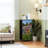 4 Drawer Dresser for Bedroom, Narrow Chest of Drawers, Wooden Top and Study Iron Frame 18"x37.5"-(WxH)