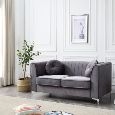 Bailey 65'' Velvet Loveseat